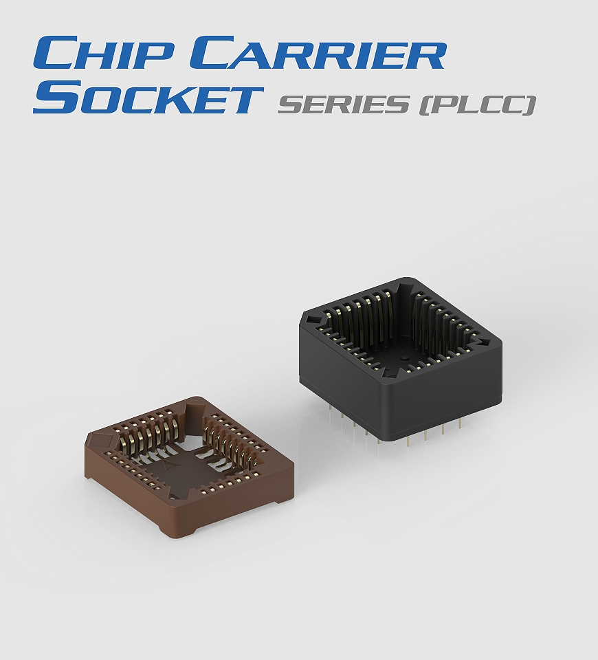 Chip Carrier Socket Series (PLCC)